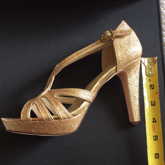 Style & co. Selina gold high heels - Picture 8 of 9